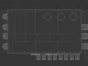 the sewage plant-low poly low-poly 3D Модель