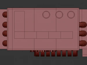 the sewage plant-low poly low-poly 3D Model