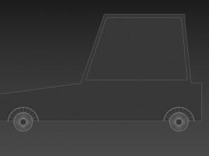 low poly mini car low-poly 3D Model