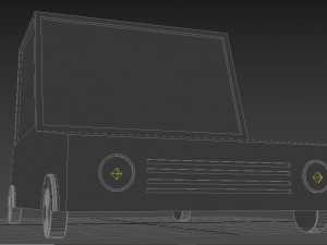 low poly mini car low-poly 3D Model