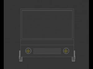 low poly mini car low-poly 3D Model