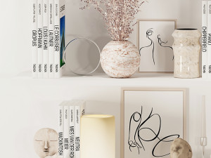 decorative set 02 3D Модель