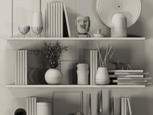 decorative set 02 3D Модель