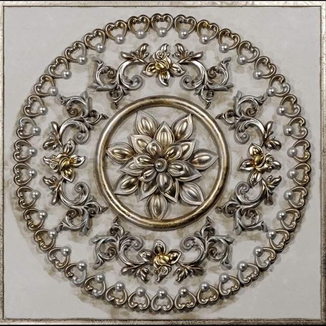 dekore ornament 01 Model 3D .c4d .max .obj .3ds .fbx .stl .blend 