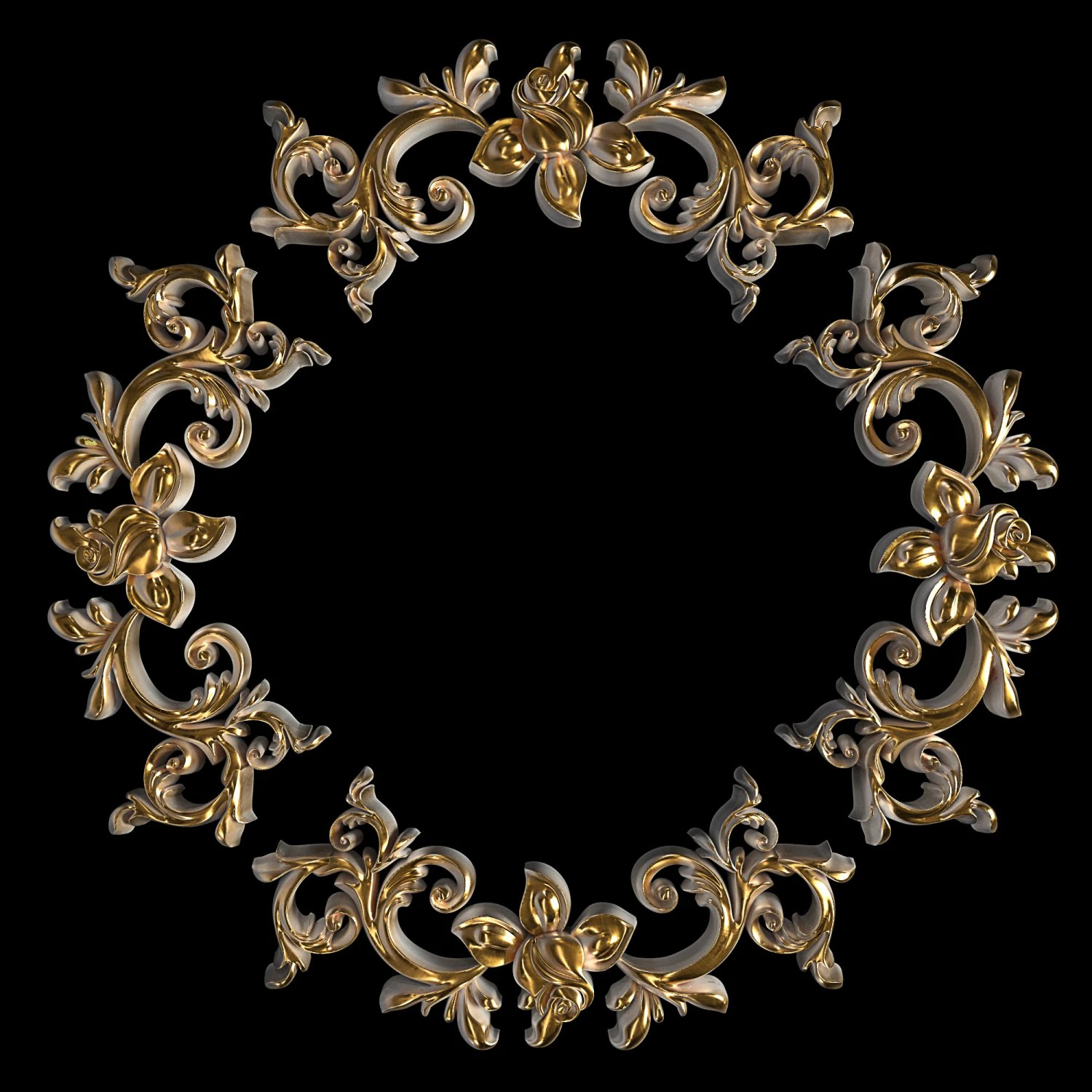 dekore ornament 02 3D Model .c4d .max .obj .3ds .fbx .stl .blend 