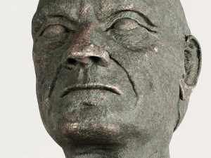 old man statue 01 3D Model