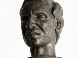 old man statue 01 3D Model