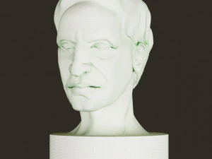 old man statue 01 3D Model