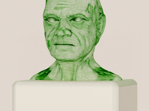 old man statue 02 3D Model