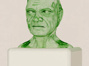 old man statue 02 3D Model