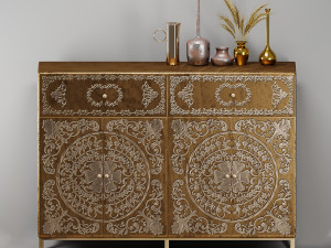 moroccan drawer Model 3D