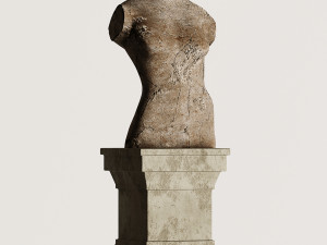 lady statue Modelo 3D