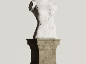 lady statue Modelo 3D