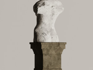 lady statue Modelo 3D