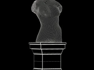 lady statue 3D Model