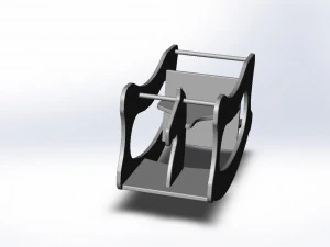 Sedia trasformatore Modello 3D