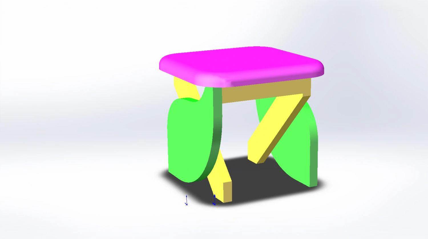 little chair 3D Model .c4d .max .obj .3ds .fbx .stl .blend
