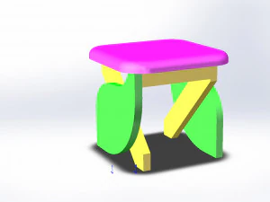 petite chaise Modèle 3D
