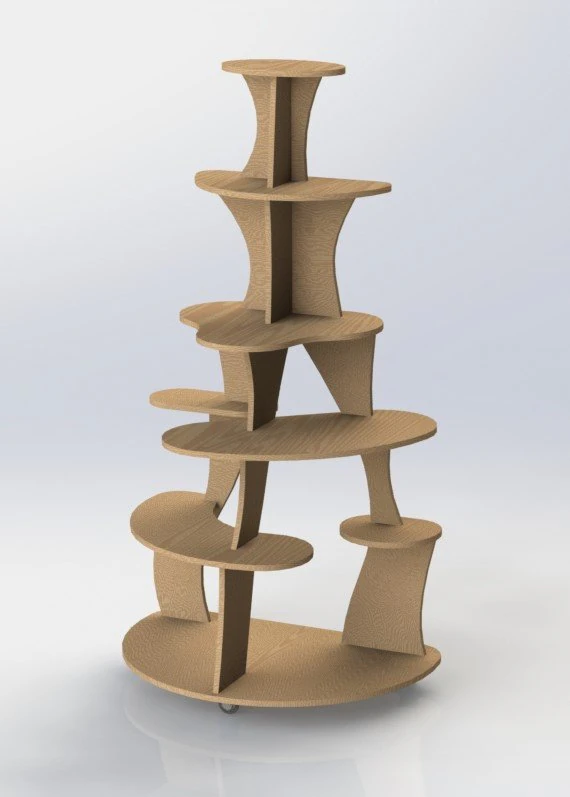 shelves for house flowers 3D Model .c4d .max .obj .3ds .fbx .stl .blend