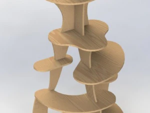 shelves for house flowers 3D Model
