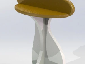 飾り棚-キノコ 3Dモデル