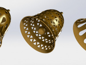 Bells on the christmas tree 3D Model