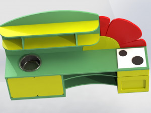 childrens play kitchen 3D 模型