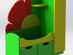 bed for doll 3D Model