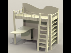 Bunk bed Modelo 3D