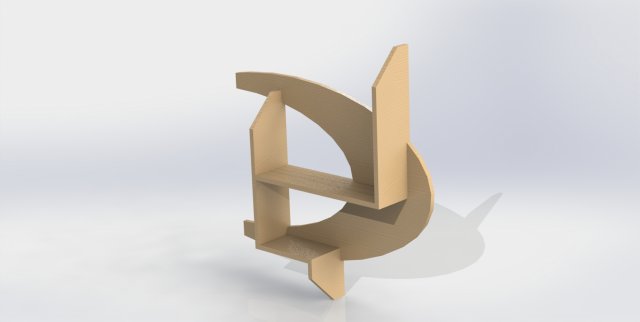 shelves 3D Model .c4d .max .obj .3ds .fbx .stl .blend 