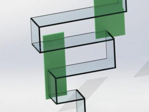 scaffali Modello 3D