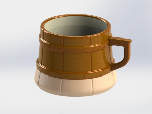 ceramic souvenir mug 3D Модель