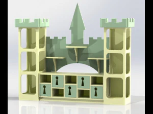 Regalschloss 3D Modell