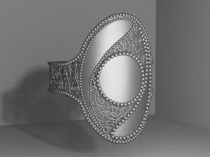 Ring 3D print model Model 3D