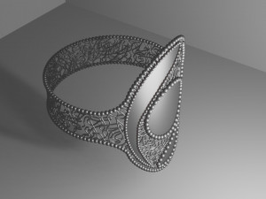 Ring 3D print model Model 3D