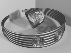 팔찌와 반지 3D 프린트 모델 3D 모델