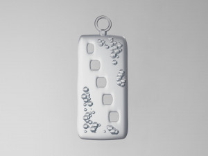 Jewelry set pendant bracelet ring 3D Модель
