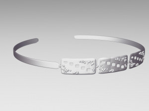 Jewelry set pendant bracelet ring 3D Модель