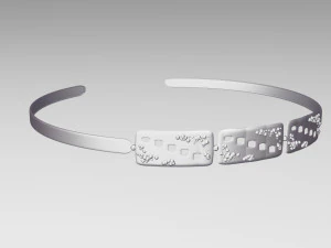 珠宝套装吊坠手链戒指 3D 模型