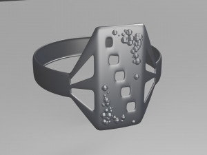 Jewelry set pendant bracelet ring 3D Модель