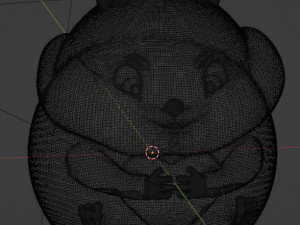 Hamster with a heart 3D 模型