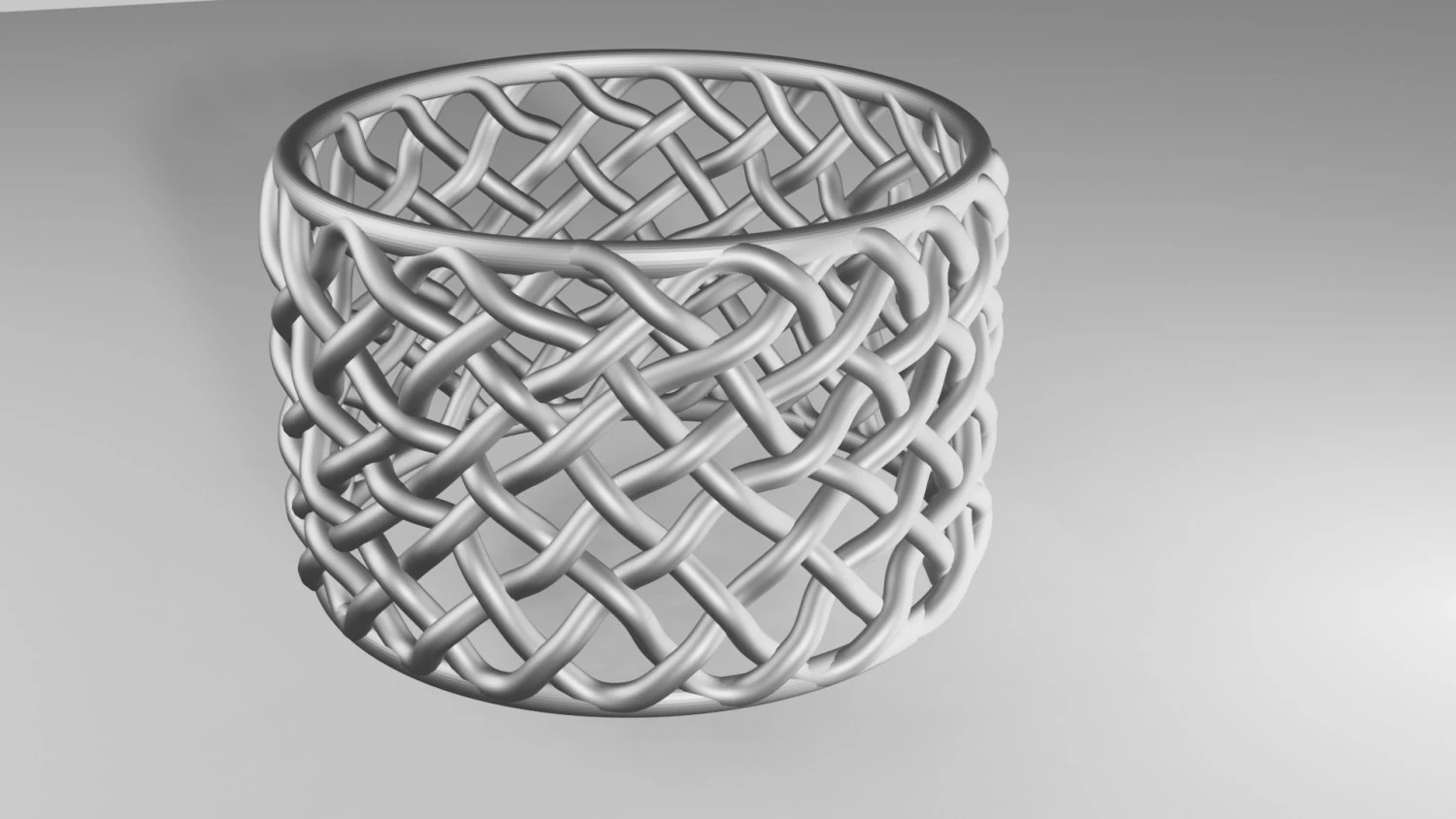 Ring Weaving 3D Print Model .c4d .max .obj .3ds .fbx .stl .blend