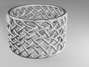 Ring Weaving 3D Print Model