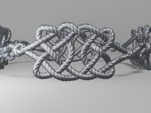 Bracelet Nodes 3D print model Modello di stampa 3D