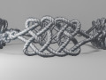 Bracelet Nodes 3D print model 3D Baskı Modeli