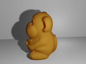 Monkey 3D Print Model