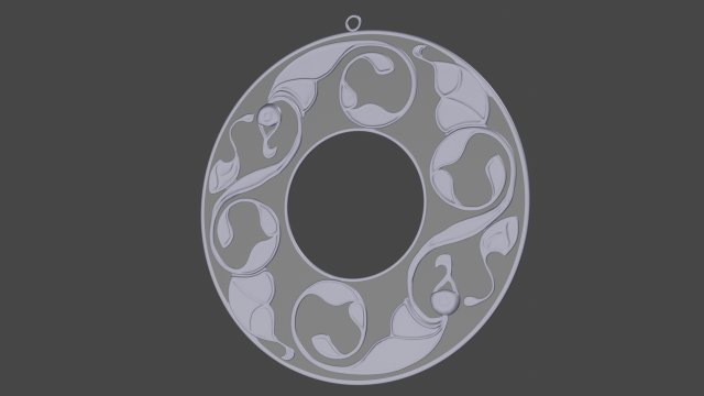 Pendant Celtic 3d print model 3D प्रिंट मॉडल .c4d .max .obj .3ds .fbx .stl .blend 