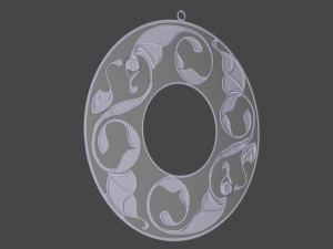 Pendant Celtic 3d print model 3D प्रिंट मॉडल