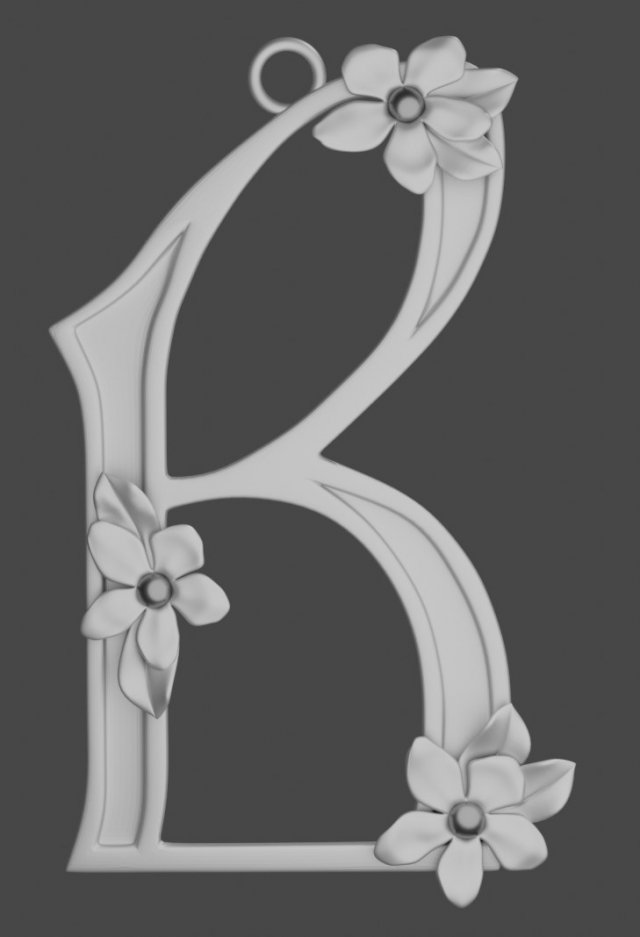 Pendant 3d print model 3D 프린트 모델 .c4d .max .obj .3ds .fbx .stl .blend 