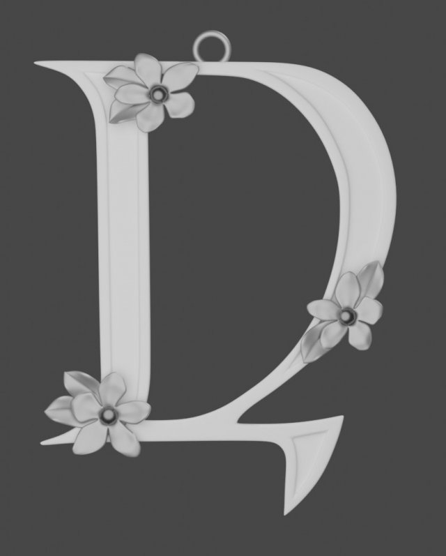 Pendant 3d print model Modello di stampa 3D .c4d .max .obj .3ds .fbx .stl .blend